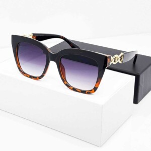 عینک آفتابی زنانه مدل گربه ای فشن با طرح لاکچری